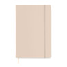 DIARI (140x210) JEAJ A5 LLIS BLANC OS ACOIXINADA GOMA