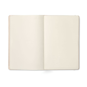DIARI (140x210) JEAJ A5 LLIS BLANC OS ACOIXINADA GOMA