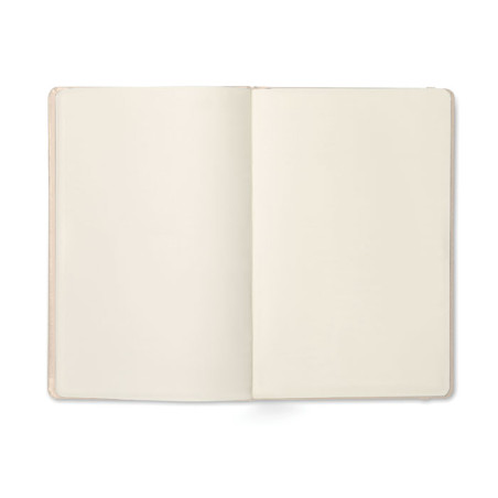 DIARI (140x210) JEAJ A5 LLIS BLANC OS ACOIXINADA GOMA