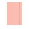 DIARI (140x210) JEAJ A5 LLIS ROSA ACOIXINADA GOMA