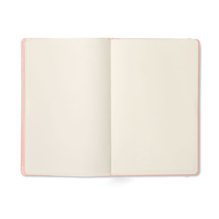 DIARI (140x210) JEAJ A5 LLIS ROSA ACOIXINADA GOMA