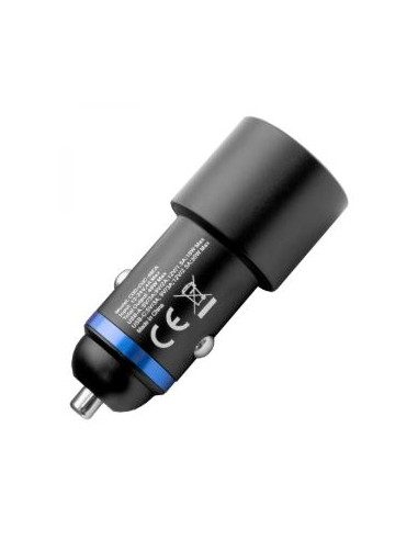 ADAPTADOR COTXE SORTIDA USB + USB C48W QC3