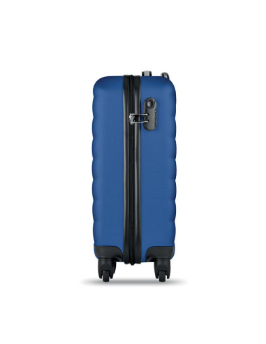 MALETA VIATGE TROLEY 530x350x220 ABS BLAU ROYAL TANCA SEGURETAT