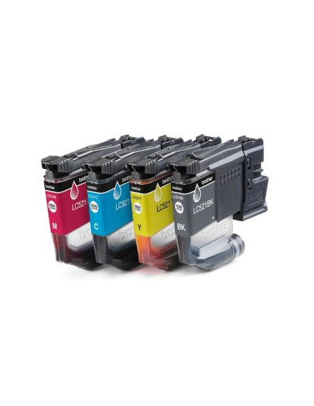 CARTUTX BROTHER (LC521XLVALBP) PACK 4 COL