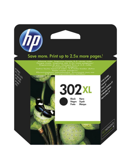 CARTUTX H.P. (F6U68AE) (302XL) NEGRE 480f