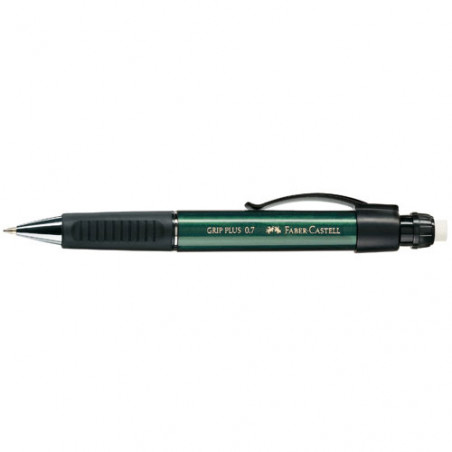 Portaminas 0,7mm verde metalizado Grip Plus