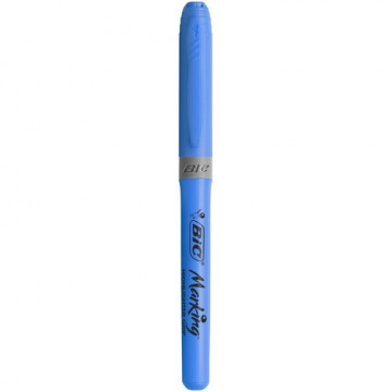 Marcador fluorescente punta biselada 1,6-3,4mm. Highlighter Grip azul Bic