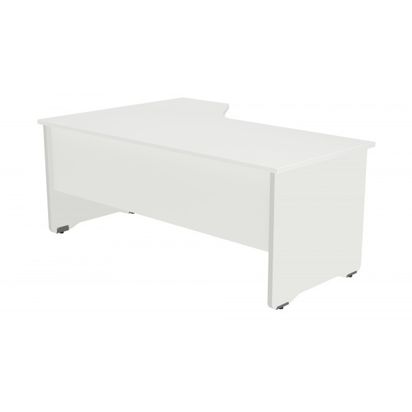 Mesa L derecha Work 160X120 Estructura blanco Tablero roble Mesa L derecha Work 160X120 Estructura blanco Tablero roble