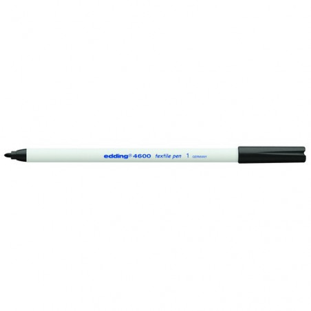 Marcador ropa punta redonda 1 mm. negro Edding 460