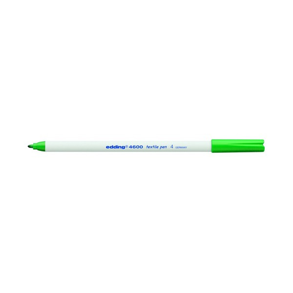 Marcador ropa punta redonda 1 mm. verde Edding 460 Marcador ropa punta redonda 1 mm. verde Edding 460
