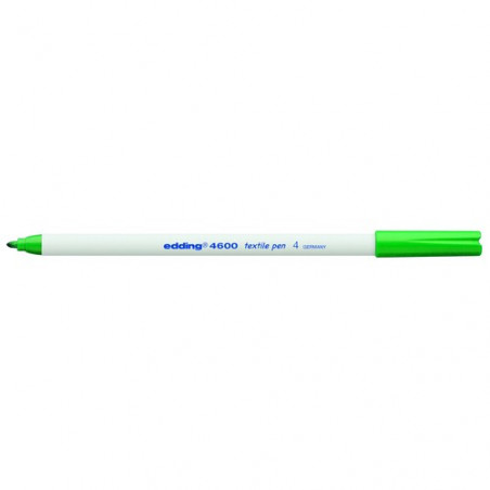 Marcador ropa punta redonda 1 mm. verde Edding 460