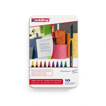 RET. EDDING 1200 (CAIXA 10 COLORS)