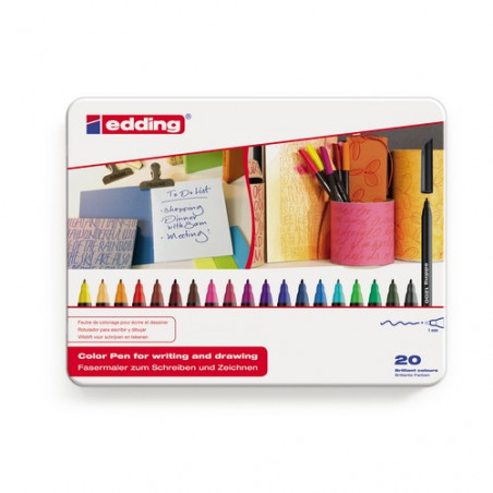 RET. EDDING 1200 (CAIXA 20 COLORS)