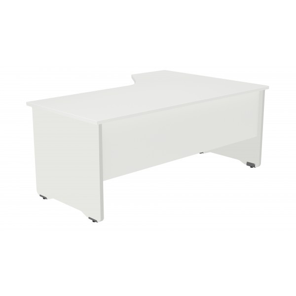 Mesa L izquierda Work 180X120 Estructura blanco Tablero roble Mesa L izquierda Work 180X120 Estructura blanco Tablero roble