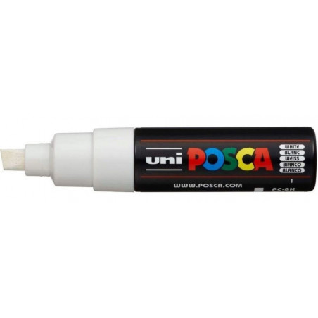 RET. POSCA PINTURA 8mm PC8K BLANC
