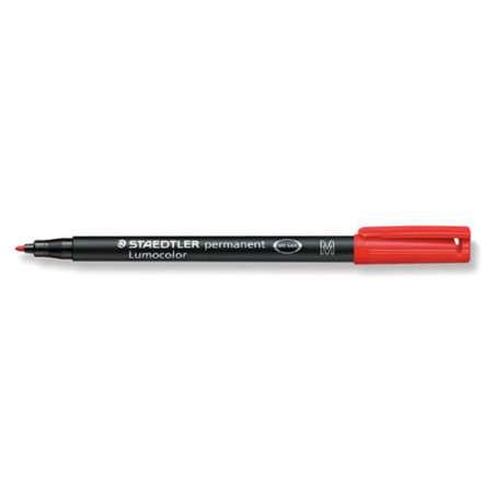 RET. STAEDTLER LUMOCOLOR 317 (M) VERMELL