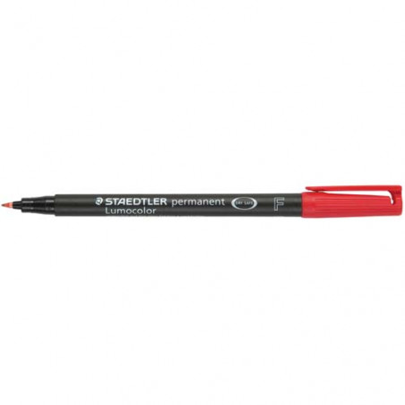 RET. STAEDTLER LUMOCOLOR 318 (F) VERMELL