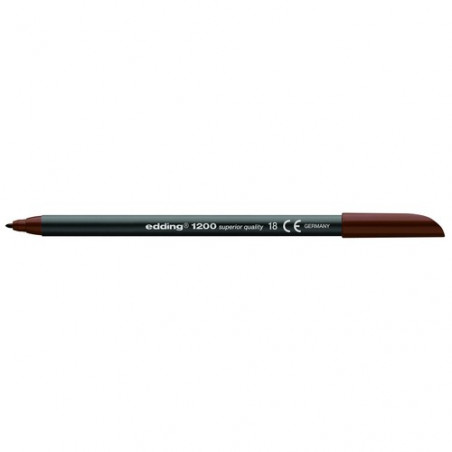 Rotulador base agua punta 0,5-10 mm. marrón oscuro