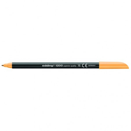 Rotulador base agua punta 0,5-10 mm. naranja claro