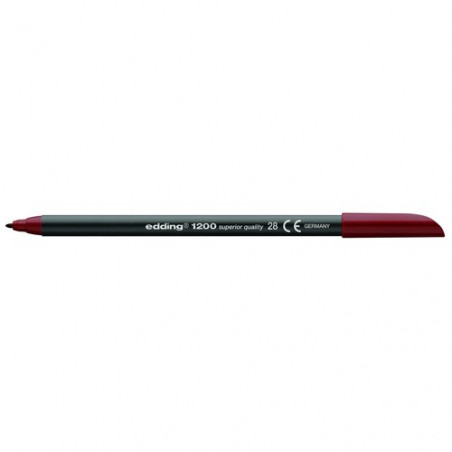 Rotulador base agua punta 0,5-10 mm. rojo inglés E