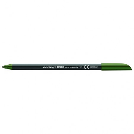 Rotulador base agua punta 0,5-10 mm. verde oliva E