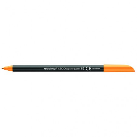 Rotulador base agua punta 0,5-10mm naranja fluor E
