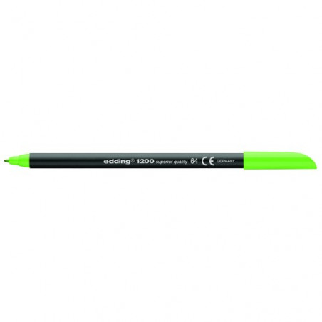 Rotulador base agua punta 0,5-10mm verde fluor EDD
