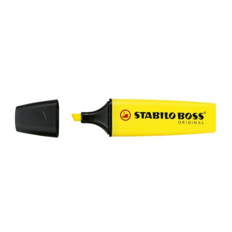 Rotulador fluorescente amarillo STABILO BOSS ORIGINAL