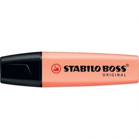 Rotulador fluorescente melocotón sedoso STABILO BOSS ORIGINAL PASTEL