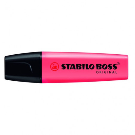 Rotulador fluorescente rojo STABILO BOSS ORIGINAL