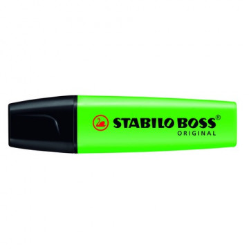 Rotulador fluorescente verde STABILO BOSS ORIGINAL