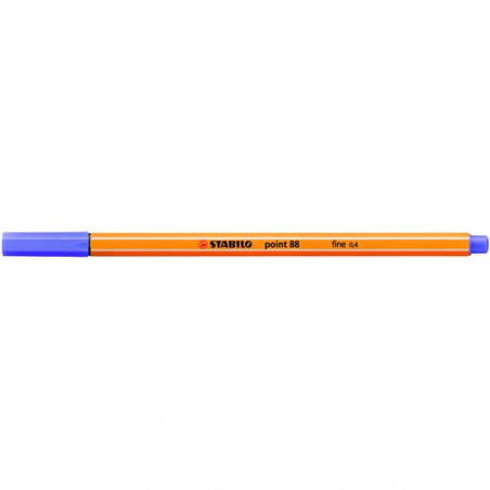 Rotulador punta fina 0,4mm violeta Stabilo point 88