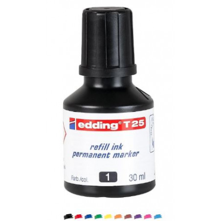 TINTA EDDING T 25 NEGRA