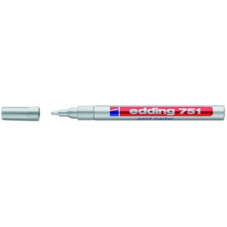 ZZ Marcador permanente 751 plata