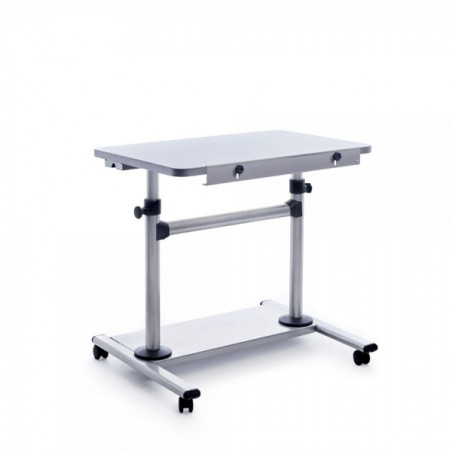 Mesa móvil ajustable altura inclinacion aluminio