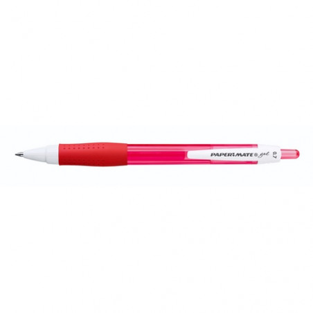 Roller retráctil tinta gel punta 0,7 mm.. rojo Pap
