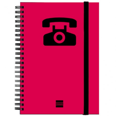 Índice telefónico  A5 magenta M142 Multifin