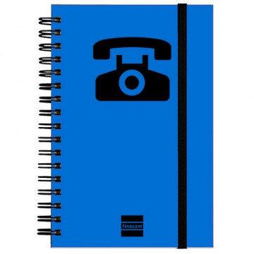 Índice telefónico 10x15cm azul M141 Multifin