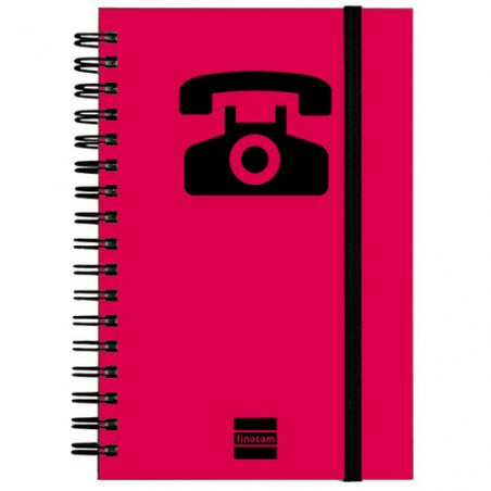 Índice telefónico 10x15cm magenta M141 Multifin