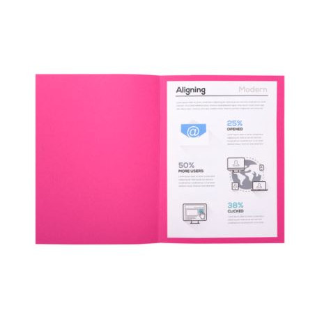 SUBCARPETA A4 (220x310) PAPER 60gr ROSA (250u)