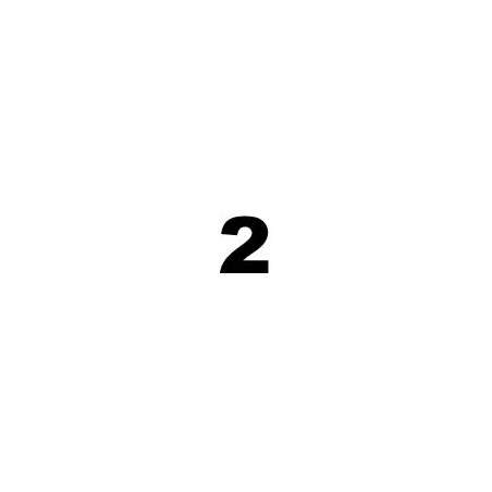NUMERO ADHESIU 25mm (2) APL06028    (ABO)