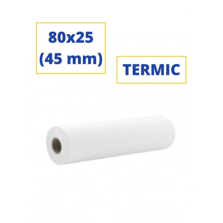 ROTLLO SUMADORA TERMIC  80x25 (45 mm)(SENSE BISFENOL)