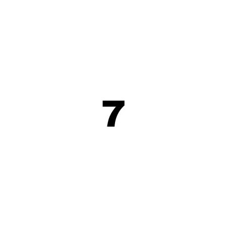 NUMERO ADHESIU 25mm (7) APL06033    (ABO)