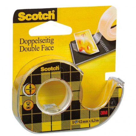 CINTA ADH. SCOTCH DOBLE CARA 6,3x12