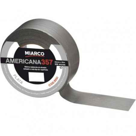 PRECINTO CINTA AMERICANA 10mx50mm GRIS
