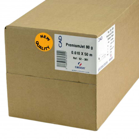 PAPER PLOTER ROTLLO  80gr. 61cms. x 50mts.