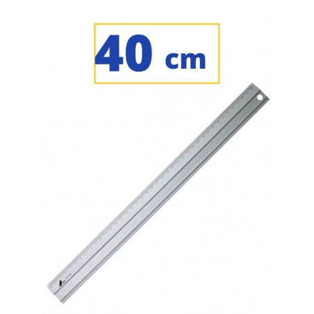 REGLE ALUMINI 40 CM.