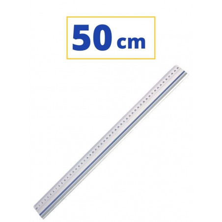 REGLE ALUMINI 50 CM.