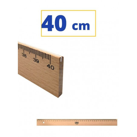 REGLE FUSTA  40 CM.