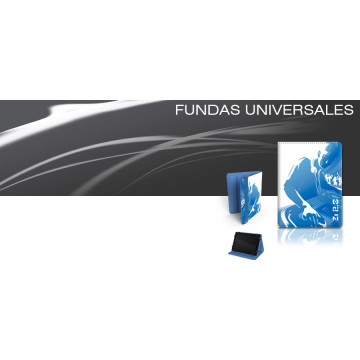 FUNDA TABLET UNIVERSAL  9,7" A ZIRON DJ BLAU